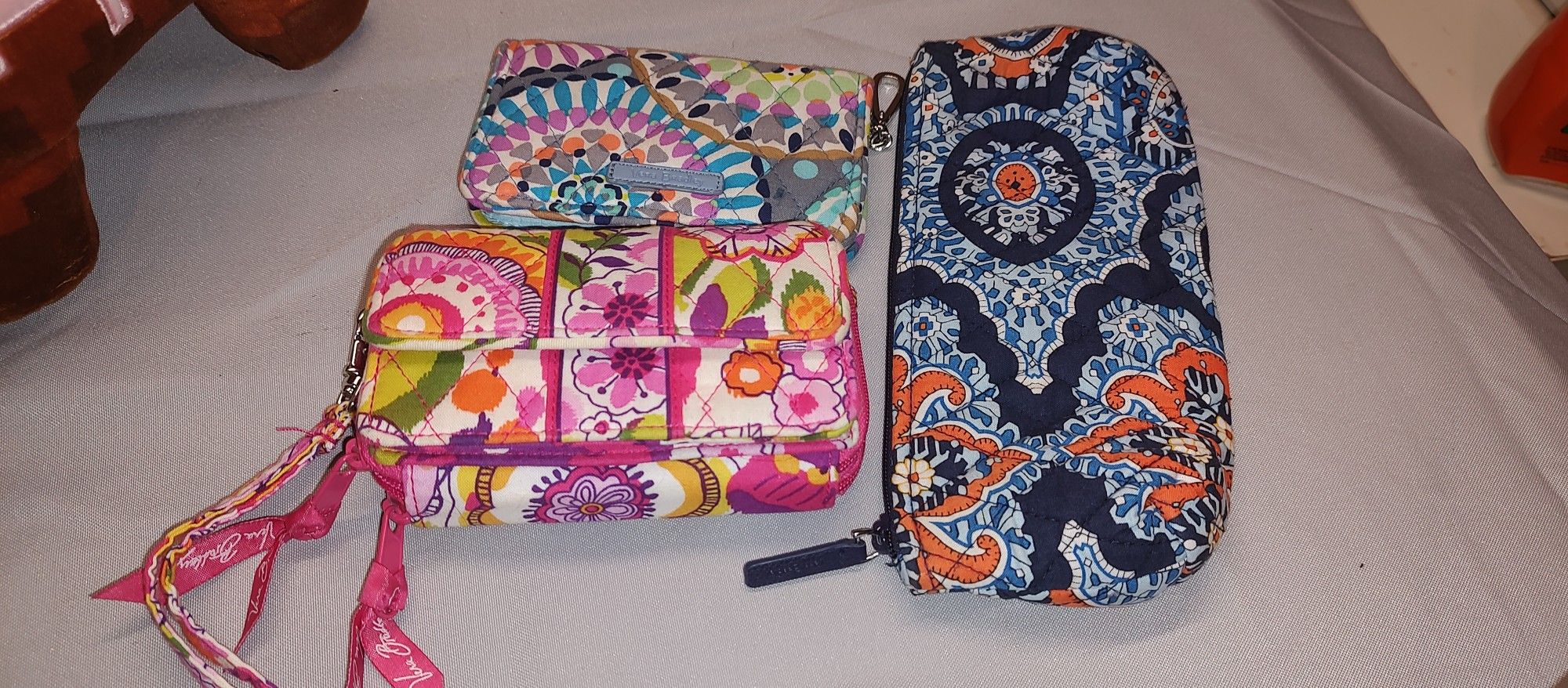 Vera Bradley Wallet, Makeup Bag And Wristlet