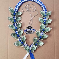 Graduation Butterfly Money Lei