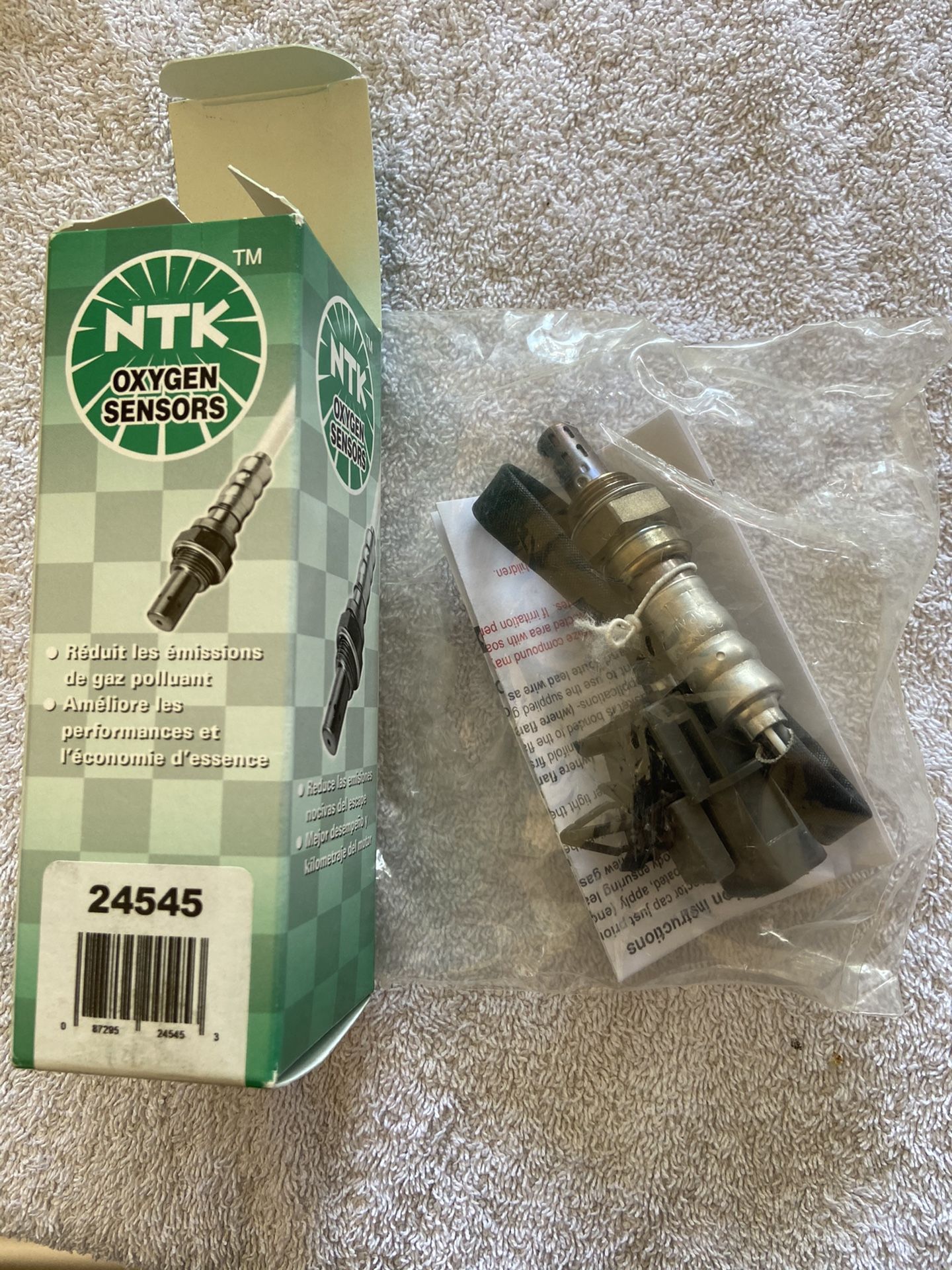 NTK Oxygen Sensors 24545 NGK Oxygen Sensor - NGK/NTK Packaging
