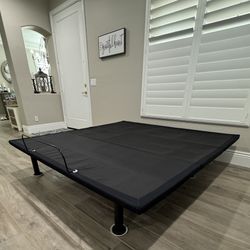 King Adjustable Bed Frame and Matress