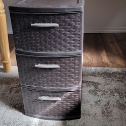 Plastic storage cabinet