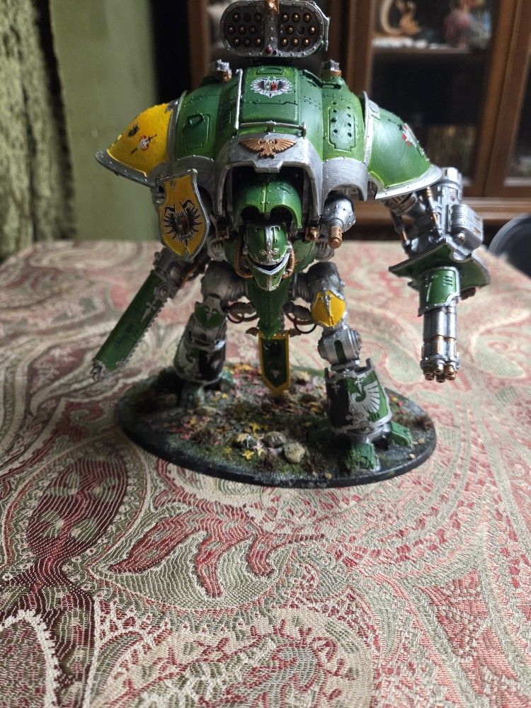Warhammer 40k imperial knight warden fully assembled and painted