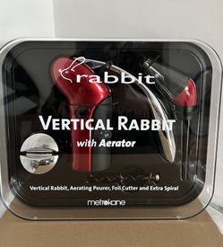 Brand New Rabbit Wine Opener Holiday Gift Set