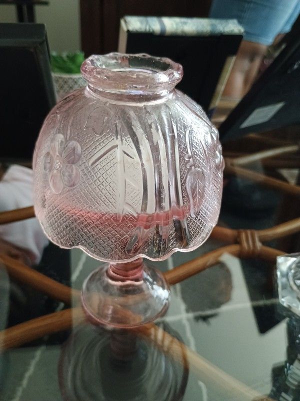 Globed Covered Candle holder (2)