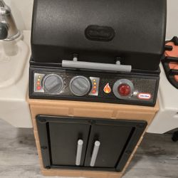 Kids pretend bbq grill