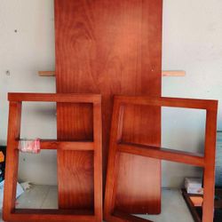 Solid Wood Coffee Table, 24" W x 55"  