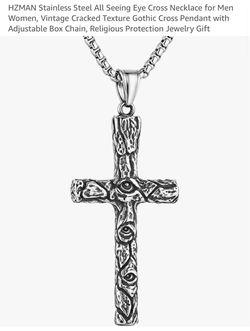 Stainless Steel Gothic Cross Necklace