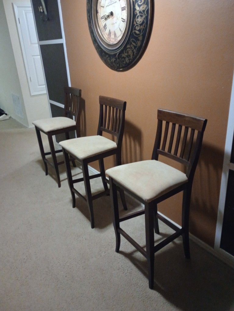 3 Stool Chairs 