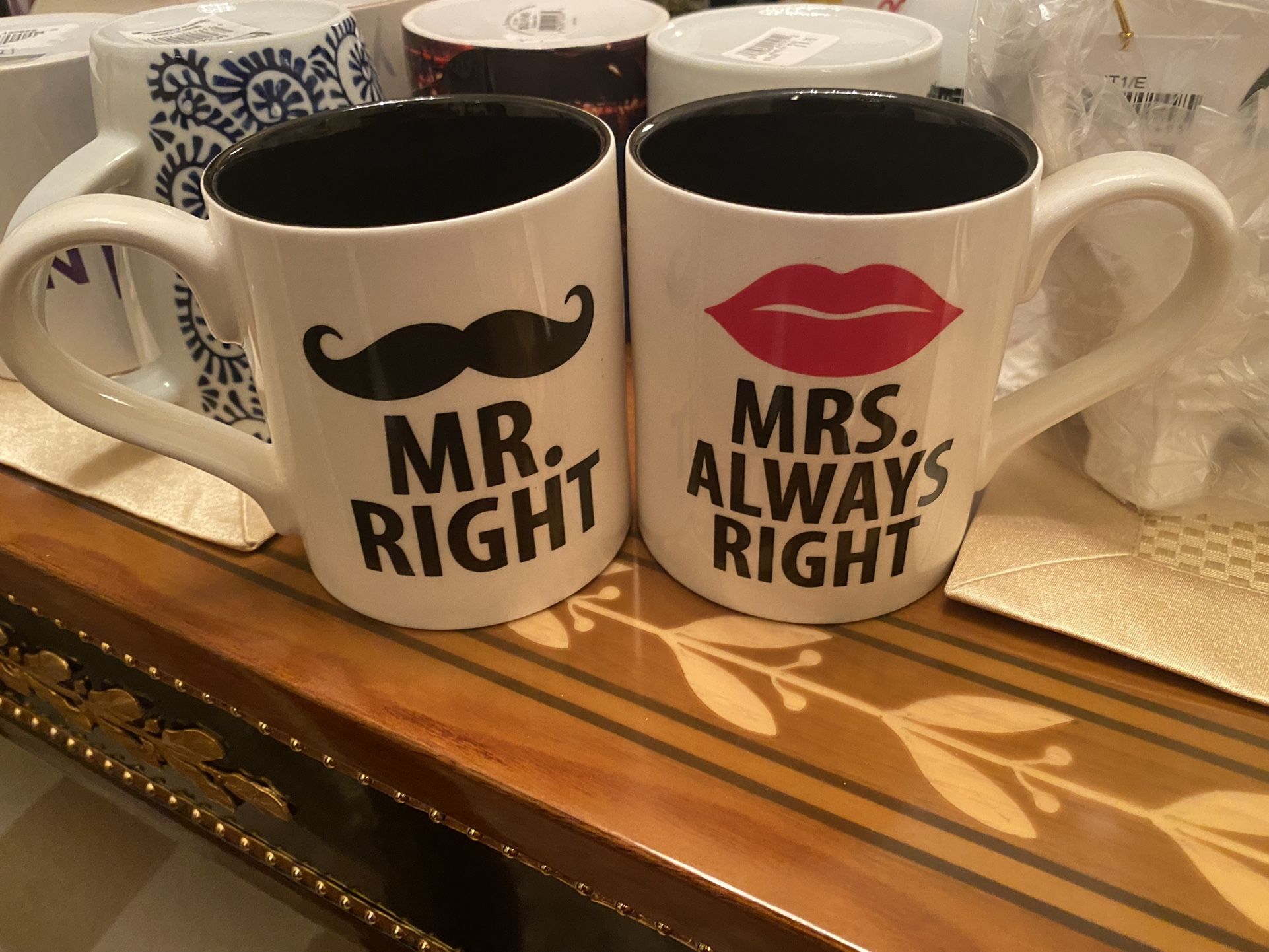 Pair Of Mugs- Great Gift For Newlyweds Or Anniversary 