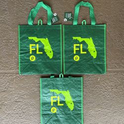3 Brand new Publix Florida reusable bags