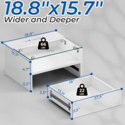 New floating night stand with LED light