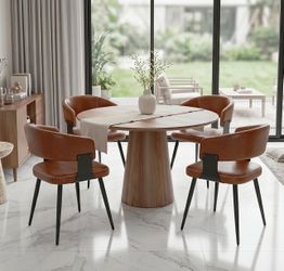 Set of 4 Modern Dining Chairs – Brand New in Box