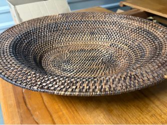 Woven Rattan Decorative Basket