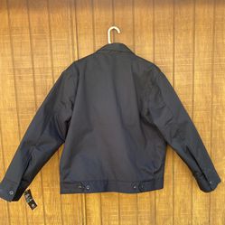 Black Dickies Men's Insulated Eisenhower Front-Zip Jacket