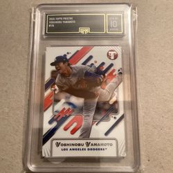 2025 Topps Pristine #176 Yoshinobu Yamamoto Gen Mint 10