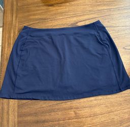 Navy blue Lands End Plus size skirt