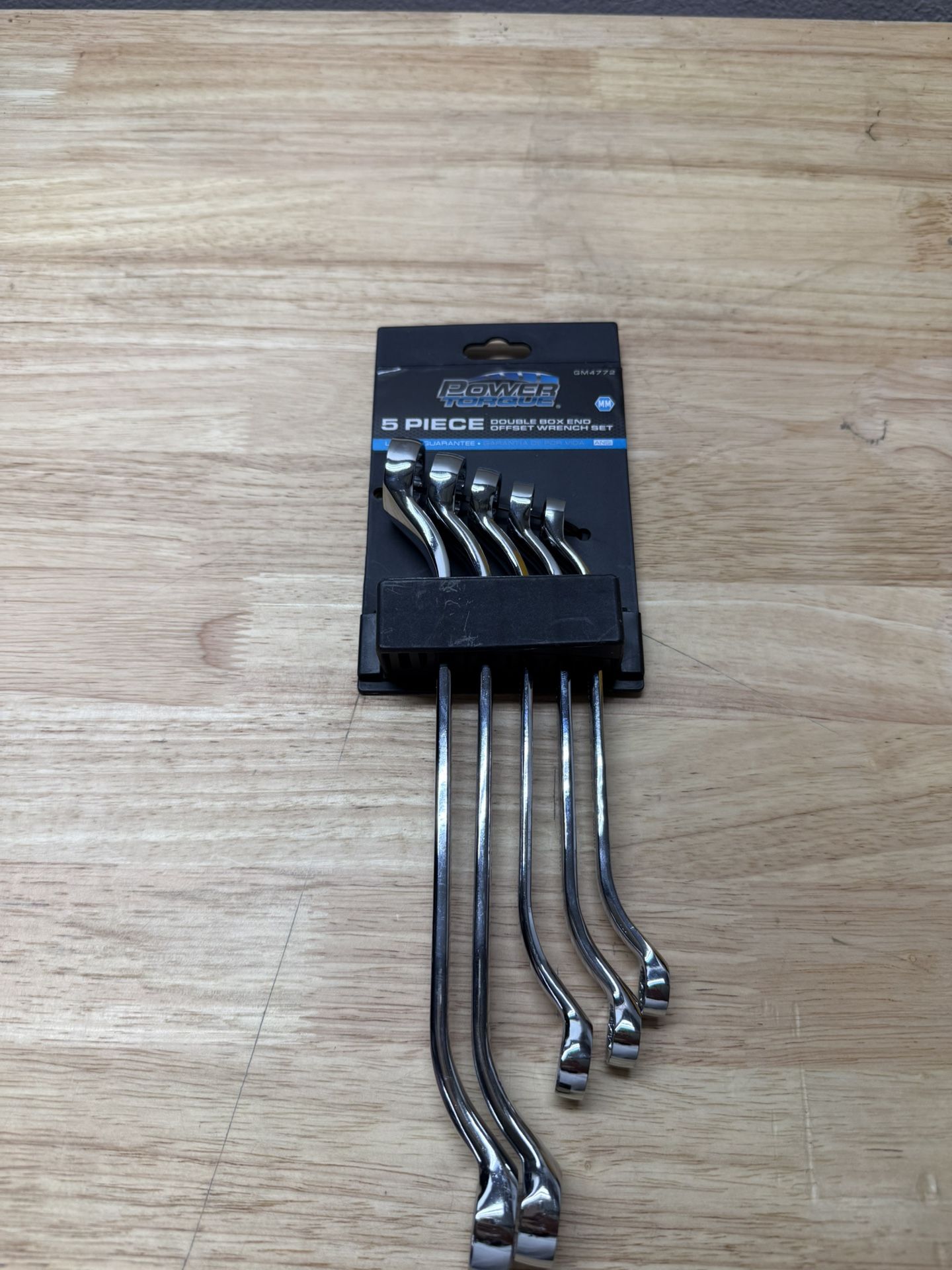 Power Torque 5 Piece SAE Offset Double Box End Wrenches