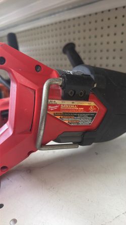 Milwaukee Sawzall reciprocating saw. Fuel brushless