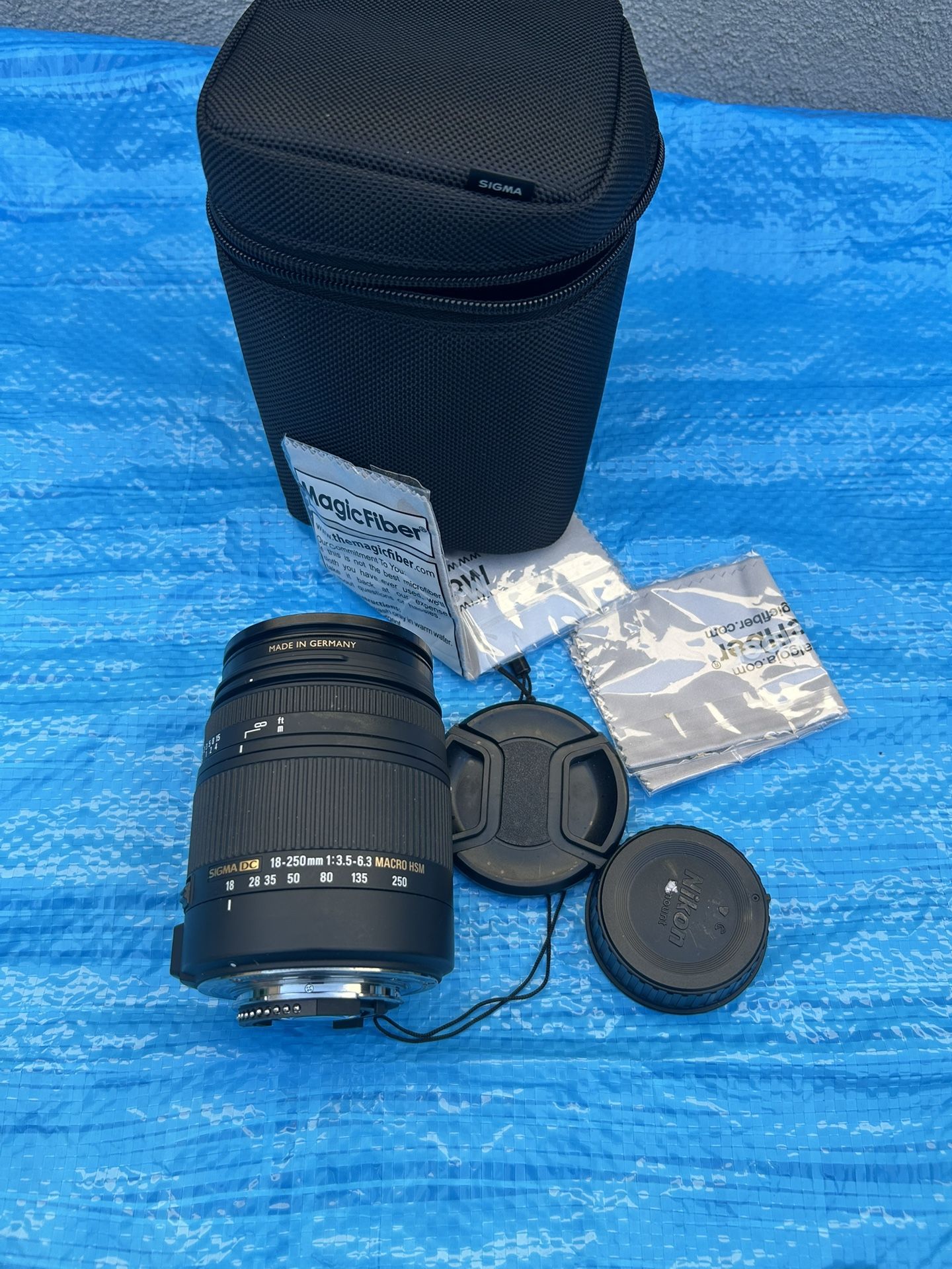 Sigma 18-250mm F3.5-6.3 DC Macro OS Hsm Lense Optical Stabilizer TSC