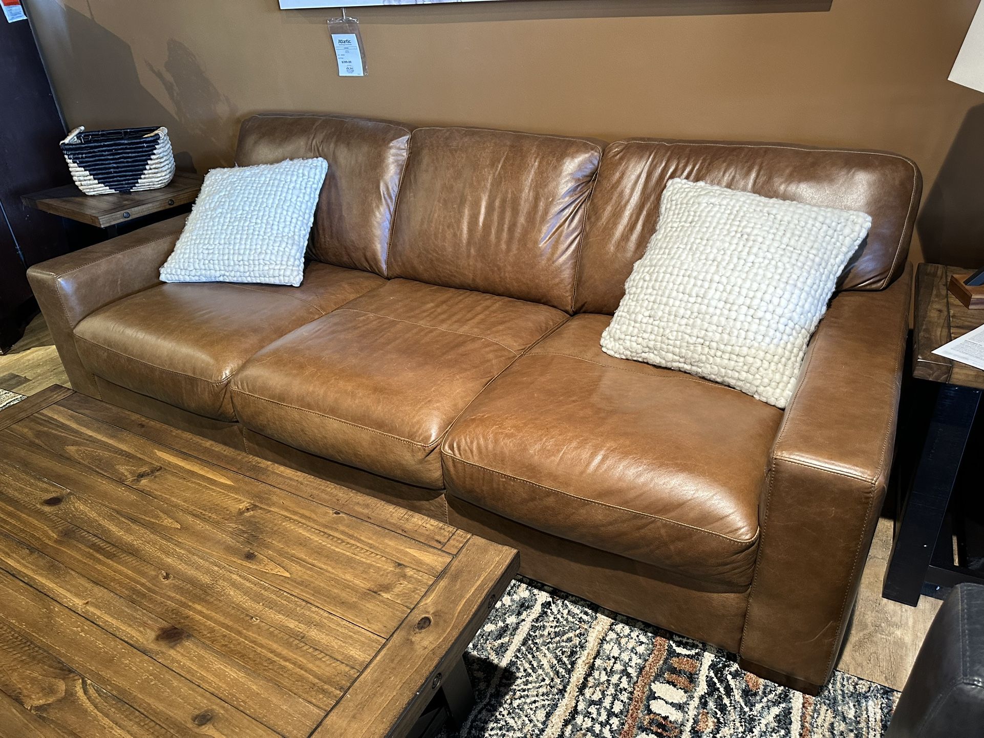Italian Leather Sofa
