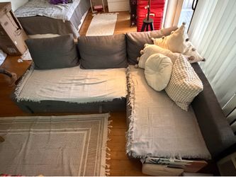 3-seat sleeper sectional sofa