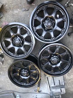 Black Rims size 18’s