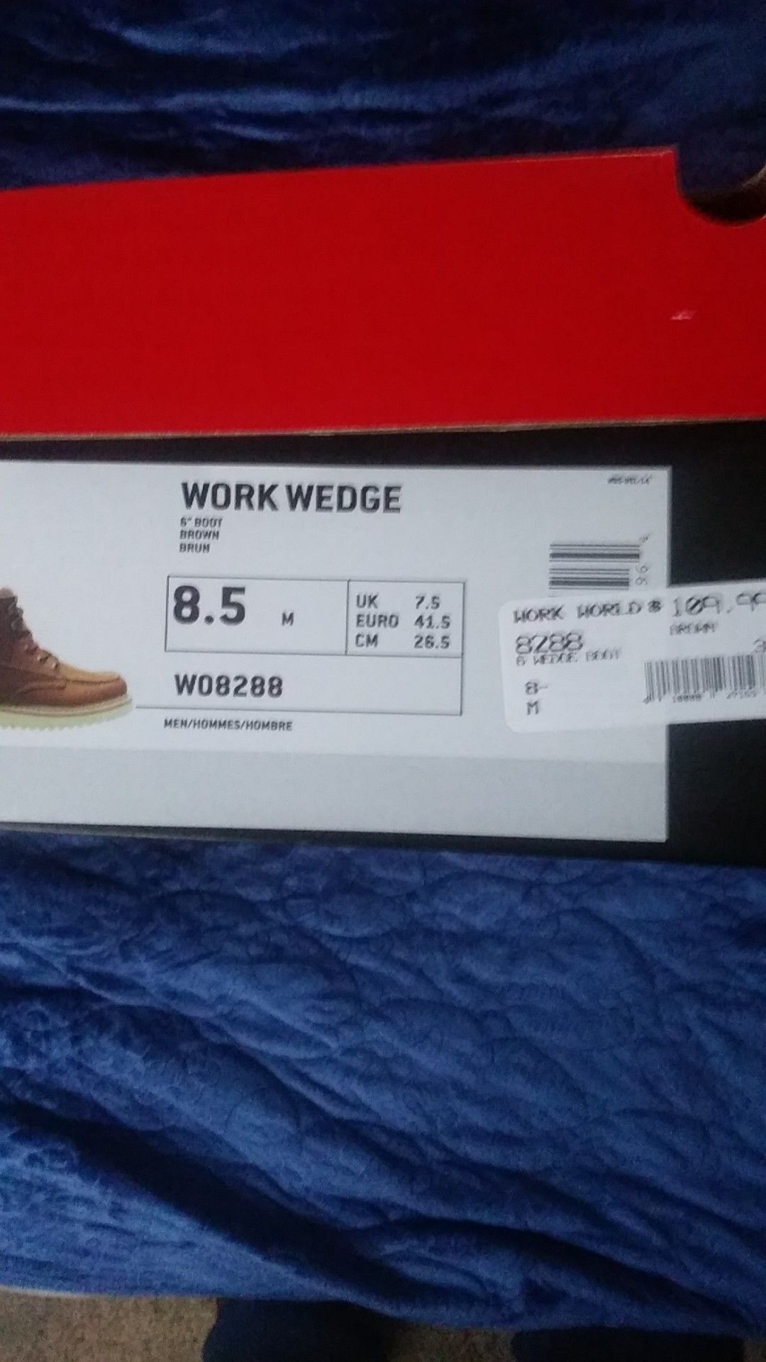 Work Boots Size 8.5