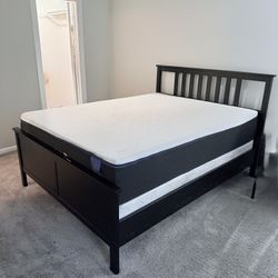Purple Queen Mattress + IKEA HEMNES Bed Frame – $600 OBO (Must Go!)