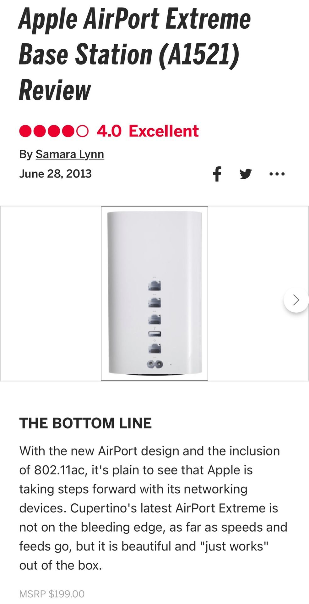 Apple AirPort Extreme Base Station