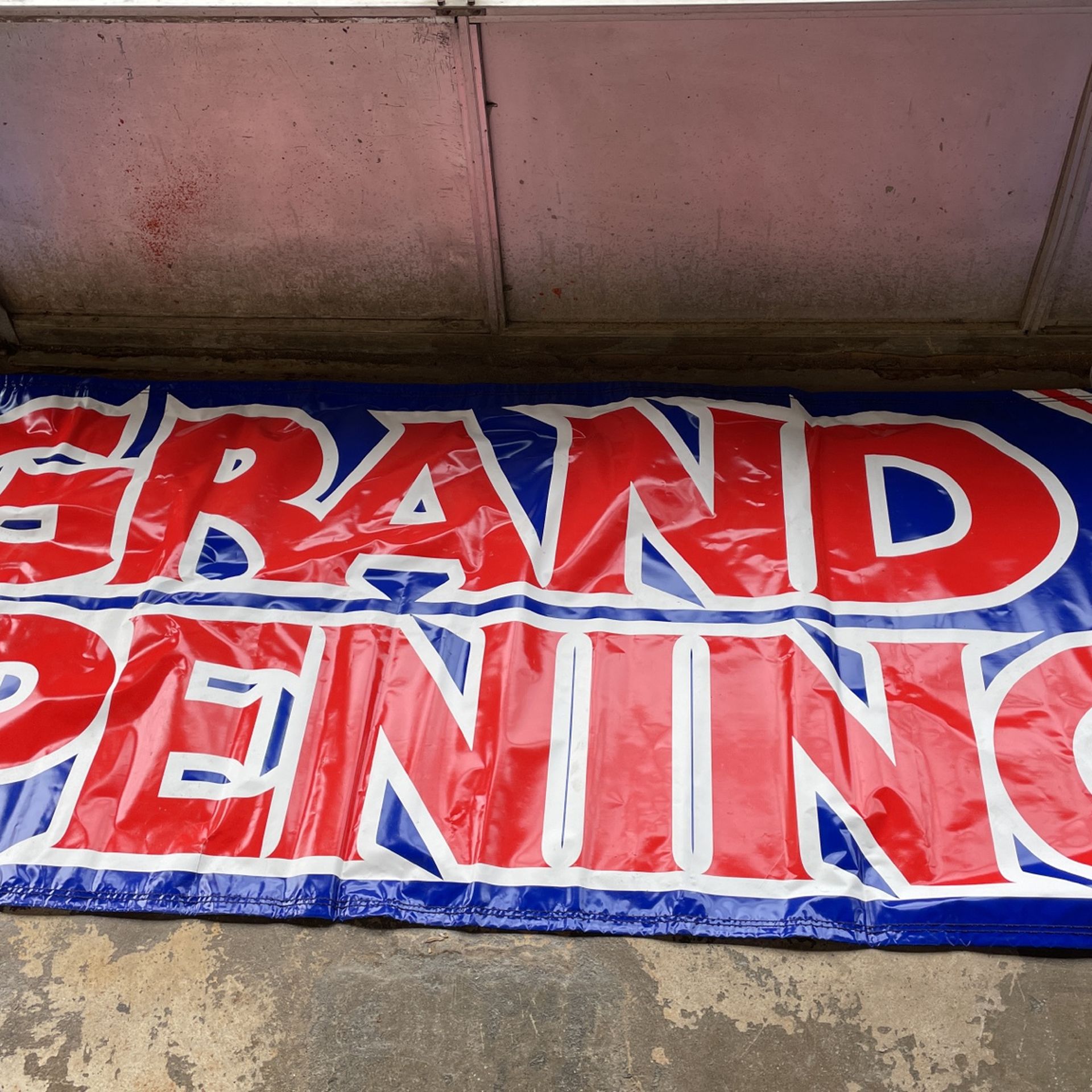 Grand opening sign