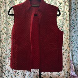Red Silk Vest