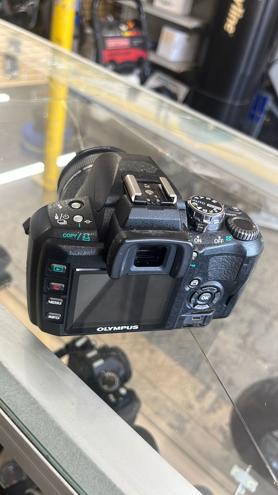 Olympus EVOLT E-410 10.0MP Digital SLR Camera Black w/ 14-42mm Lens for ...