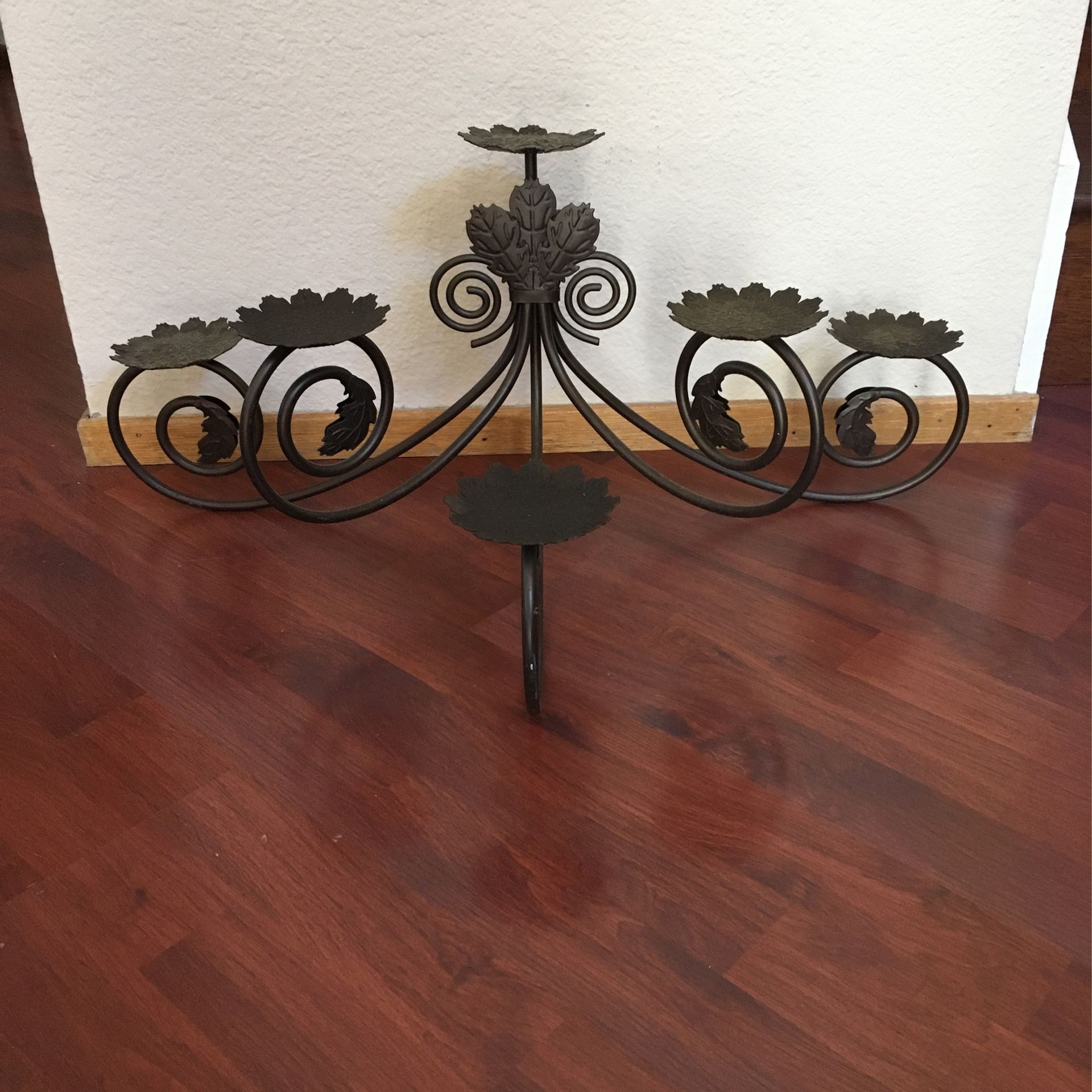 Wrought Iron Candle Holder