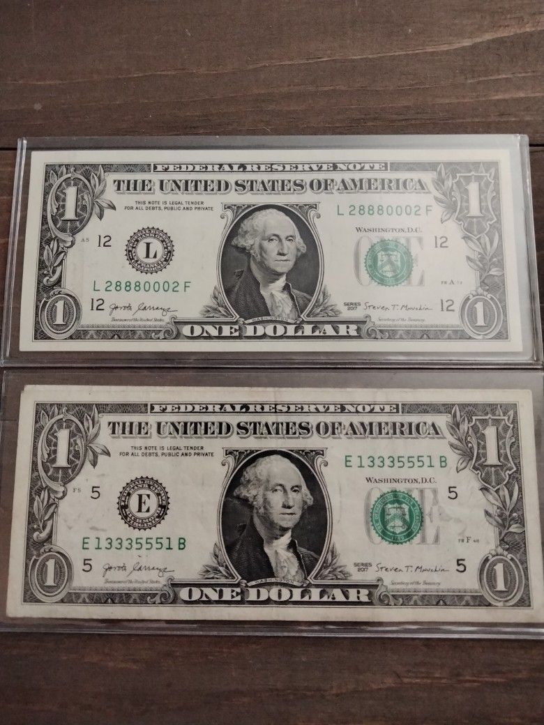 One Dollar Ladder Serial Numbers.