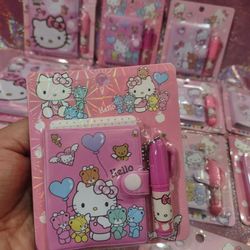 New Hello Kitty Small Notebooks & Pen Sets - $2.25 Each