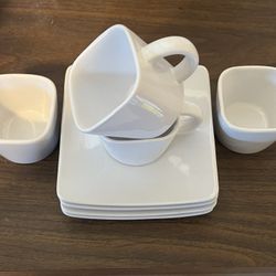 Set of Espresso Cups & Saucers