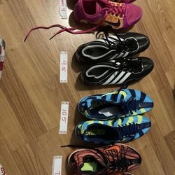 Nike Adidas Running Track And Field Shoes. 7.5-9-9.5-10.5