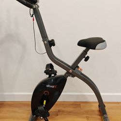 ATIVAFIT Exercise Bike Foldable Fitness Indoor Cycling Bike Magnetic 3 in 1