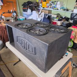 Gately audio enclosure w 4 12 inch Kicker CVX