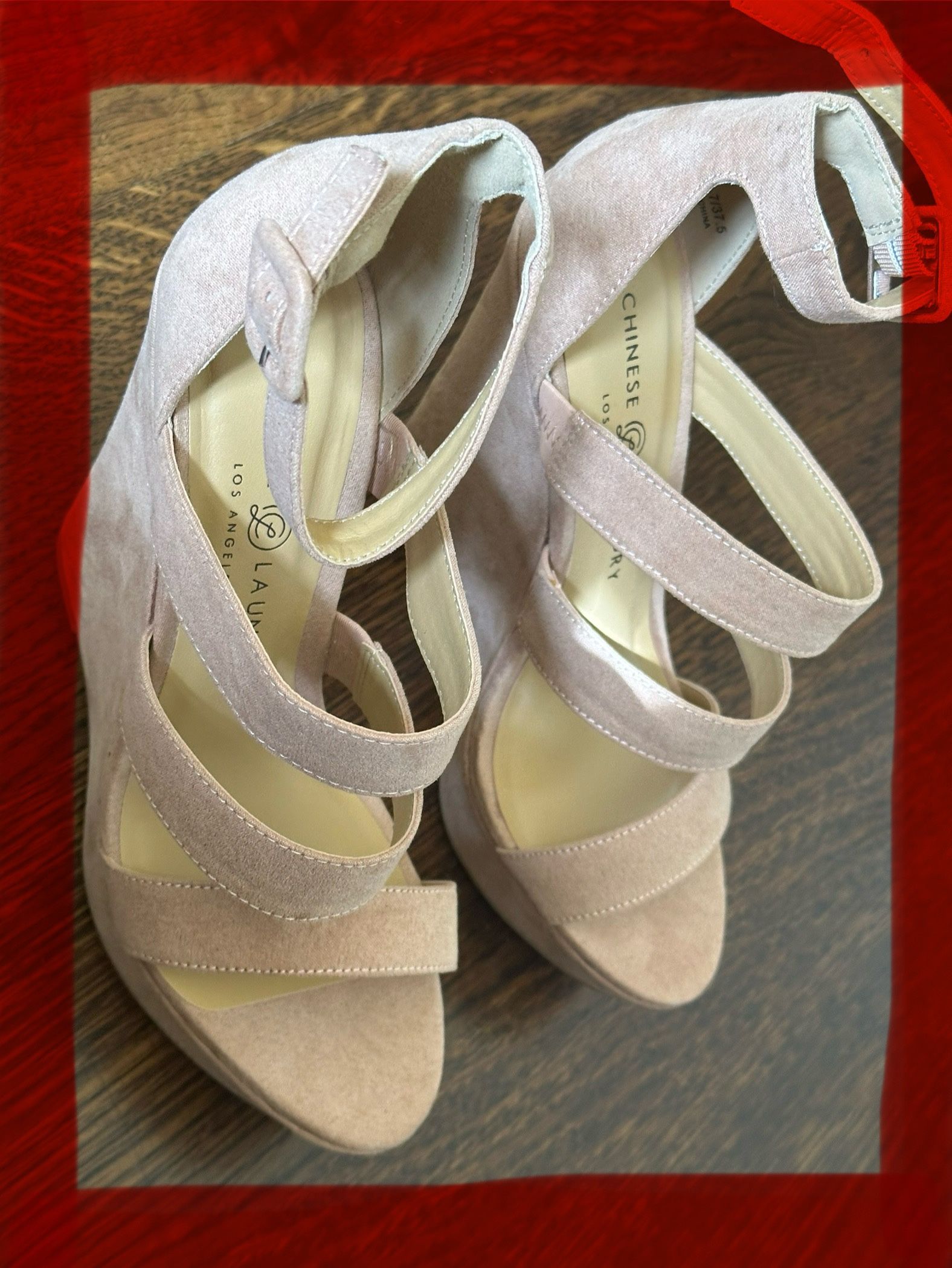 Women’s Suede Shoes Wedge Sandals