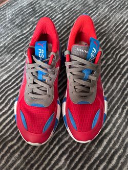 PUMA RS-X Retro Red/Blue/Gray Sneakers