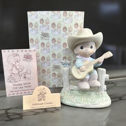 Enesco 1987 Precious Moments Hallelujah Country Boy 105821