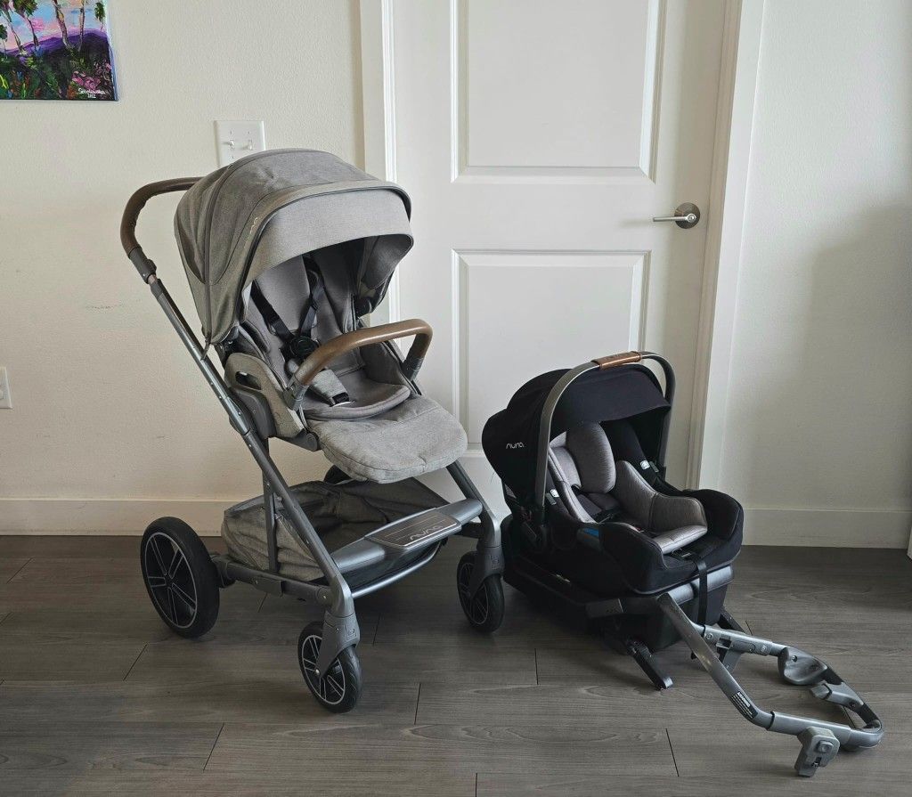 Nuna Mixx Next Baby Stroller Set With Car Seat