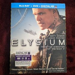 Elysium Blu Ray + DVD