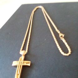 Gold Plated Necklace With Pendant 
