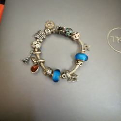 Pandora Bracelet With Pandora Charms 