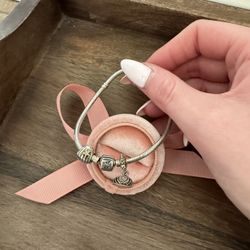 Pandora Bracelet With Two Charms 
