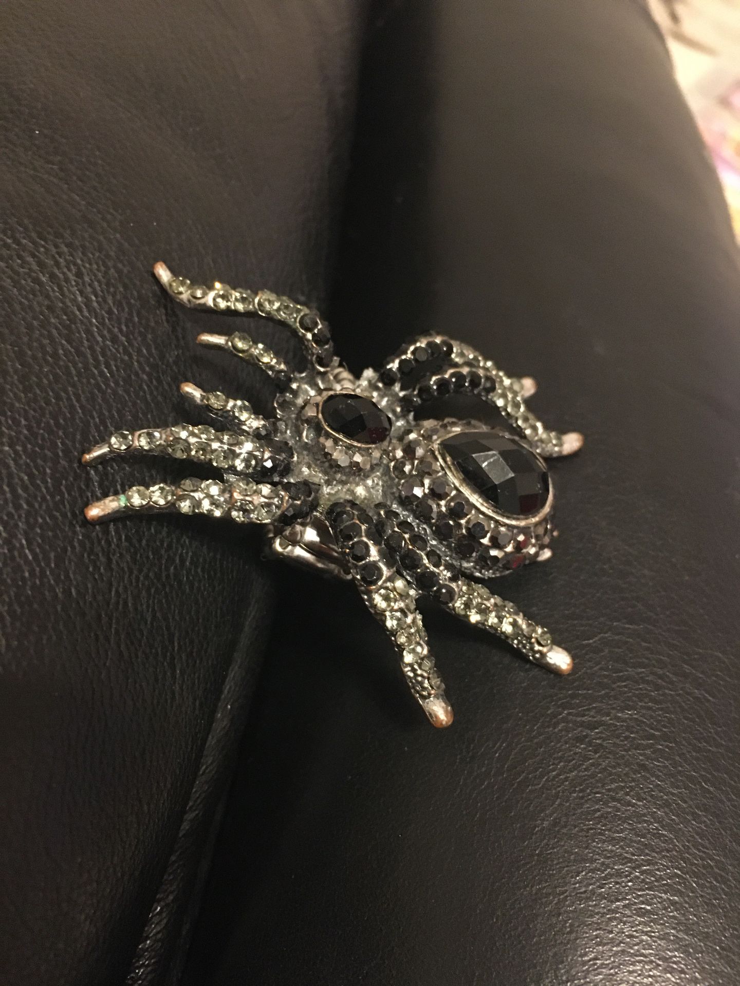 Spider gem ring