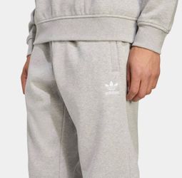 Adidas Originals Grey Fleece Sweatpants- NEW -XL