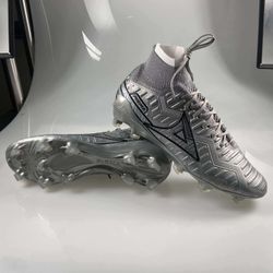 Zapatos pirma de botita color plata